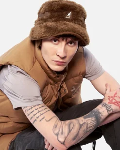 Kangol Faux Shearling Utility Bucket