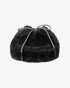 Kangol Faux Shearling Utility Flap Cap