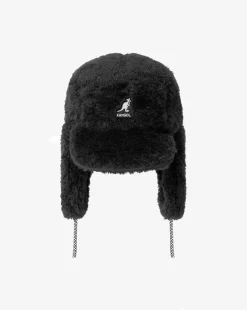 Kangol Faux Shearling Utility Flap Cap