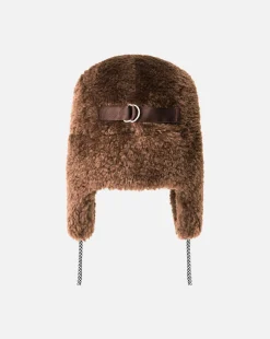 Kangol Faux Shearling Utility Flap Cap