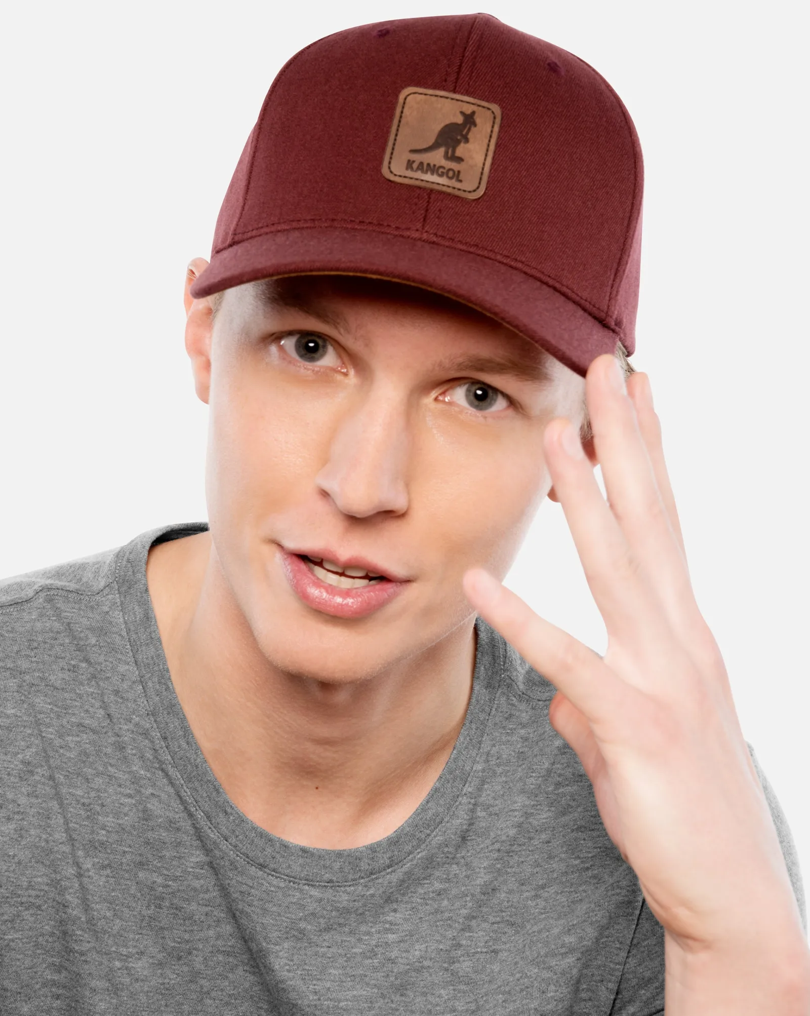 Kangol Leather Patch Flexfit Baseball